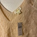 Anthropologie NWTs Maeve For  Lace Sleeve Sweater Top One Size Photo 3