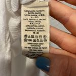 Free People  Katie Bird White Lace Inlet long sleeve button down top size XS Photo 13