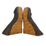 Stuart Weitzman Anna wedge heels iridescent metallic shimmer sz 8 Photo 2