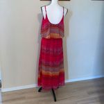 Urban Love Aztec Print boho maxi Summer dress Pink Photo 4