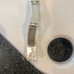 Vintage Sterling silver 925 Bracelet /w genuine Agate stones Black Photo 7