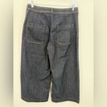 Anthropologie Maeve The Ettie High-Rise Crop Wide-Leg Denim Pants Size 33P Photo 1