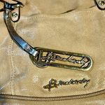 B MAKOWSKY Margene Shimmer Textured Tan Leather Tote / Shoulder Bag w/Charm🧡 Photo 7