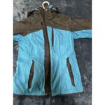 Columbia  Jacket Womens Small Blue Black Interchange Coat with Zip‎ out Lining Photo 9