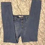 KanCan USA KanCan - Blue Skinny Jeans with Subtle Faded Look Photo 5