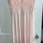 Boohoo Ciara Plunge Slinky Skater Dress blush Photo 5