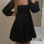 Abercrombie & Fitch NWOT Abercombie Emerson Satin Long-sleeve Mini Dress Photo 2