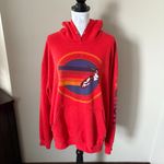 Aviator Nation  Vail Relaxed Pullover Hoodie Xlarge Red Photo 1