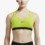 Nike  Dri Fit Neon Green Racerback Sports Bra Medium Photo 0