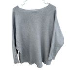 Sioni Style Dolman 3/4 Sleeve Knit Sweater Ribbed Gray Pullover Top Size XLarge Photo 1