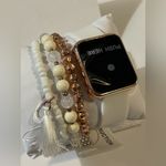 Aeropostale NEW IN BOX Aéropostale Rose Gold and White Bracelet Set Photo 2