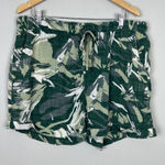 XCVI  Wearables Shorts Womens XL‎ Green Camo Drawstring Cotton Pockets Casual Photo 0