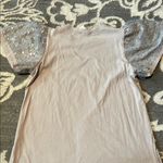 Fantastic Fawn  Short Sleeve Tee with Sequin Sleeves worn one time Photo 4
