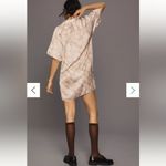 Anthropologie  Pilcro Short-Sleeve Silky Surf Shirt Dress Stripe Size XXS Photo 2