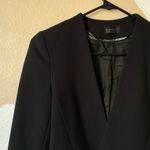 Topshop Black Cropped Blazer Jacket Photo 4