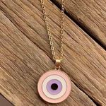 Evil Eye Pink Necklace Photo 0