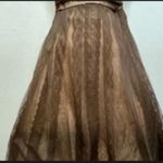 BCBGMAXAZRIA  Strapless Dress in Rich Brown Photo 2