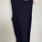J.Jill NWT  Women’s Sleeveless Striped Border Knit Maxi Dress Navy Blue Small Photo 6