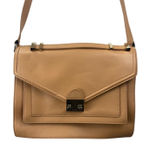 Loeffler Randall  Tan Leather Envelope Style Handheld Worn Crossbody Shoulder Bag Photo 0