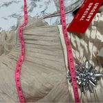 Jovani NWT EVENING 71789 lace rhinestone brooch waist gown Photo 4