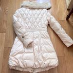 Winter down women’s coat with removable real fur, size S Photo 4