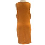 l*space L* Amber Seaview Twist Mini Dress Sleeveless Coverup Cotton Yellow Gold XL Photo 4