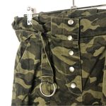 Tularosa Green Klein Camo High Rise Skinny Cropped Pants XS Photo 4