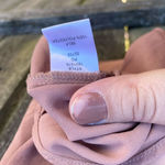 Current Air Anthropologie  Mauve Ruffle Trim‎ Tank Blouse | L Photo 4