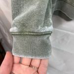 Pink Lily  green Motherhood cozy lounge crewneck relaxed cotton sweatshirt large Photo 1