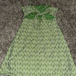 Speechless  Cute Green Geometric Sundress Dress Photo 5