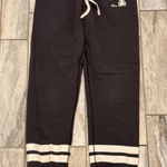 PINK - Victoria's Secret NEW  women's small gray/white jogger sweatpants Photo 0