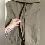 Democracy  Sleeveless Taupe Oversized Vest A Photo 9