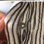 The Kooples Striped Lace Up Blouse Photo 6