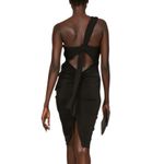 Katie May  High Roller Draped One Shoulder Jersey Knit Dress Black Size M Photo 11