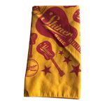 “Shiner Music” Festival Gold And Red Square Scarf Photo 2