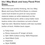 Lulus Iris I May Floral Halter Backless Mini Dress Photo 8