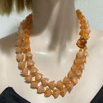 1950s West Germany Signed Plastic Flower Necklace Photo 2