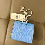 Michael Kors Ladies Fashion Case For AirPods Pouch Keychain Ring Cover Blue Photo 2