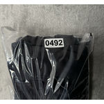 Anthropologie Pants Womens 4 Black Embroidered Side Stripe High Rise Boho Preppy Photo 7