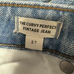 Madewell The Curvy Perfect Vintage Jeans Womens Size 27 Light Wash Straight Photo 6