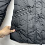 Larry Levine  Women's Puffer Coat Jacket Black Size XS Zip Pockets Photo 3