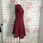 Rachel Parcell  red Square Neck Fit & Flare Dress Photo 13