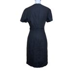 Saks 5th Avenue Vintage Yves Cossette Saks Fifth Avenue Linen Short Sleeve Shift Dress Size 10 Photo 7