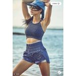 Free People Free‎ People Movement Deep Sea The Way Home Athletic Lined Shorts Large Photo 2