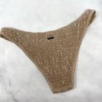Triangl Swimwear Saria Ruched Cheeky Bikini Bottom Sand Nude Tan Swim Sexy XS Photo 2
