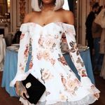 Majorelle Scout Mini Dress In White Zinnia Floral Photo 5