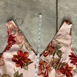 Paper Heart  Floral Maxi Dress Spaghetti Strap Pink Multi Size M Photo 3