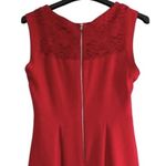 Speechless  Dress Junior Size M Red Sleeveless Lace Bodice Fit and Flare NWT Photo 5