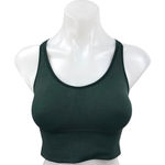 Tory Sport Black Sleeveless Racerback Activewear Sports Bra Crop Tank Top Size S Photo 0