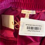 Skies Are Blue NWT Fuchsia Bold Pink Velvet All the Drama Pants Size Medium Photo 4